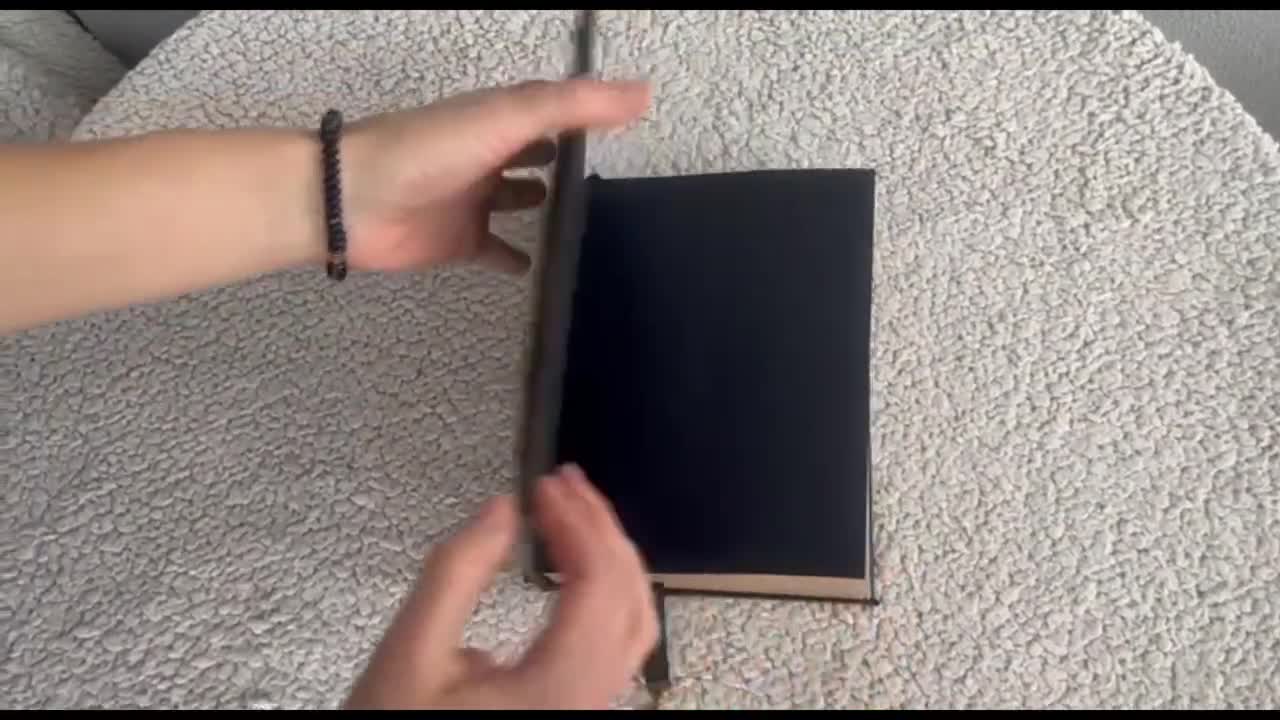Black Leather Grimoire: Snake Charm Spellbook, A5 Kraft Pages video poster