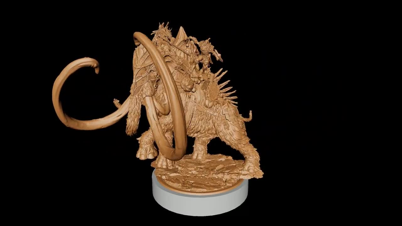 War Mammoth | Aussie 3D Printed Miniatures and Terrain - Etsy