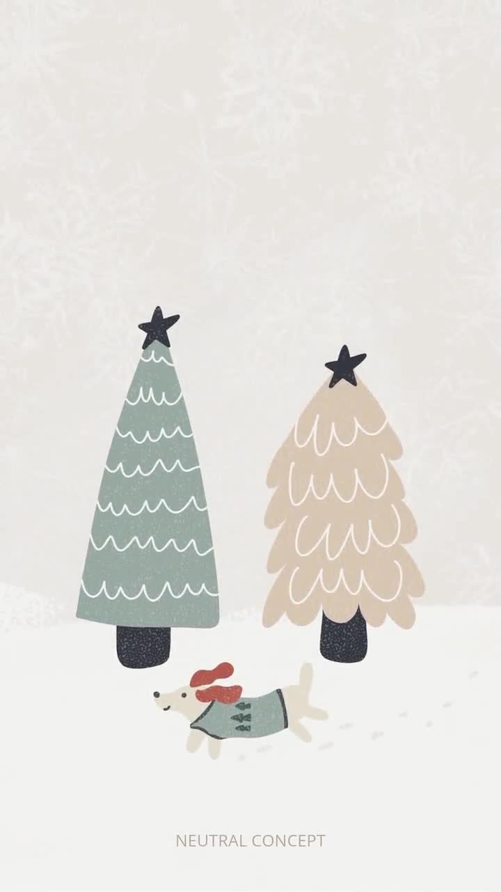 Fondo de pantalla de perro salchicha navideño: Fondo de pantalla de perro  navideño para portátil (descarga instantánea), image size:720x1280