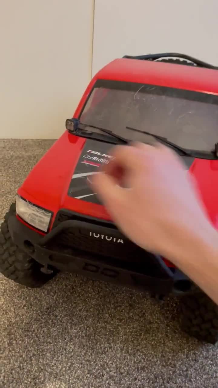 Bloccaggio Cappa Senza Clip Sistema Di Fine Laser Designs Per Axial SCX6 Honcho, Ricambio Precisione Upgrade Cassa Pickup SCX6 LAS23103