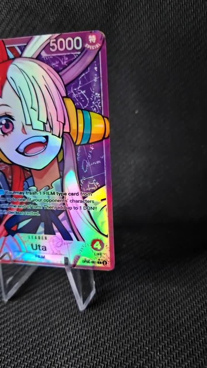 One Piece Proxy Card Holo - Uta Leader OP06-001 Alt Art - Etsy