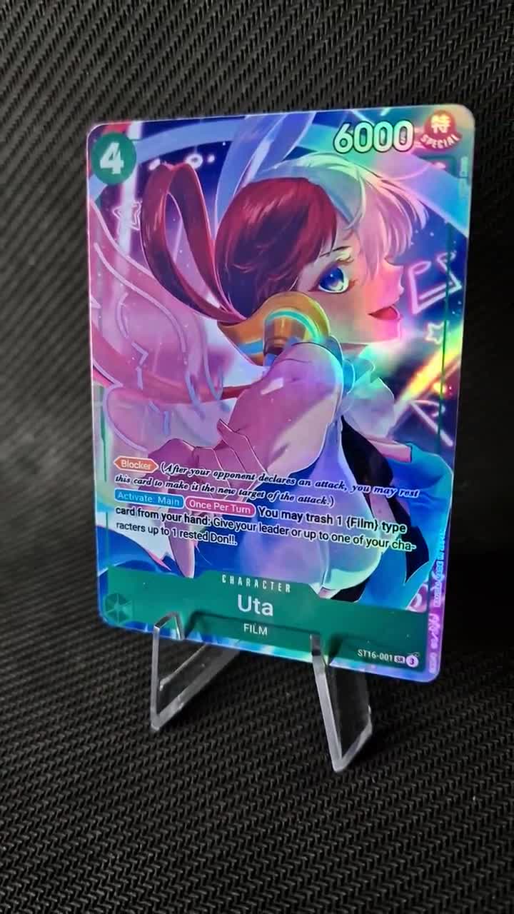 One Piece Proxy Card Holo - Uta ST16-001 Memorial Collection the