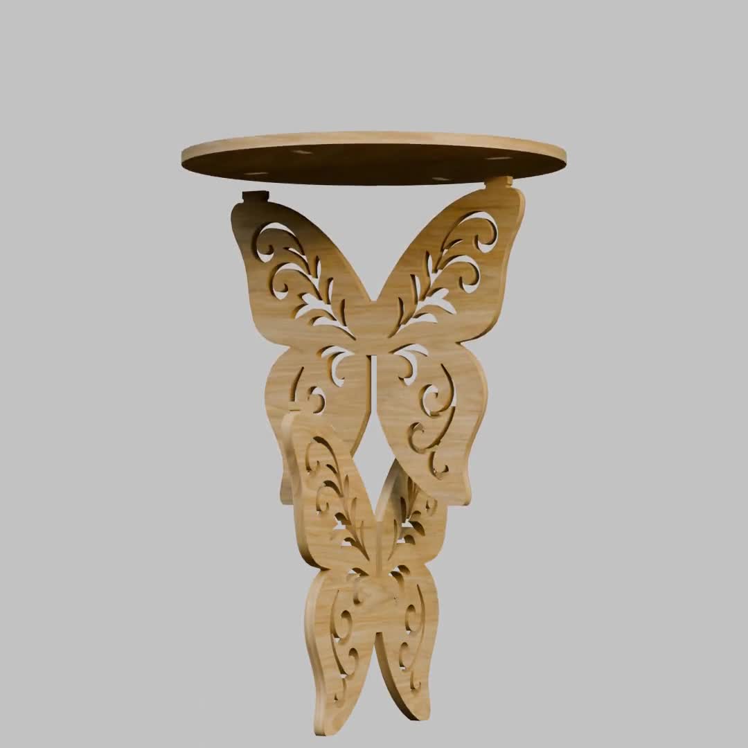 Butterfly CNC Table – Digital Download (dxf, Svg, Pdf) - Etsy