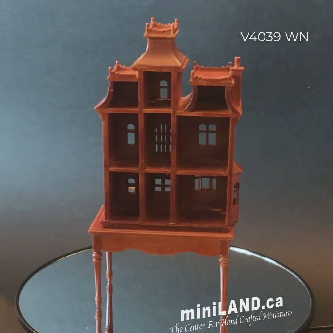 Mensole In Miniatura Per Casa Delle Bambole In Scala 1:12, Mensole Traforate In Stile Vittoriano A Forma Di Pan Di Zenzero, Fai Da Te Per Casa Delle Bambole - Italia - Foto 5