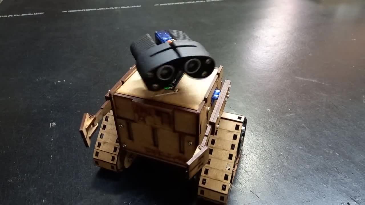 MDF Wall-e Style Robot for Arduino Laser Cut Vector Files PDF and DXF -   Norway