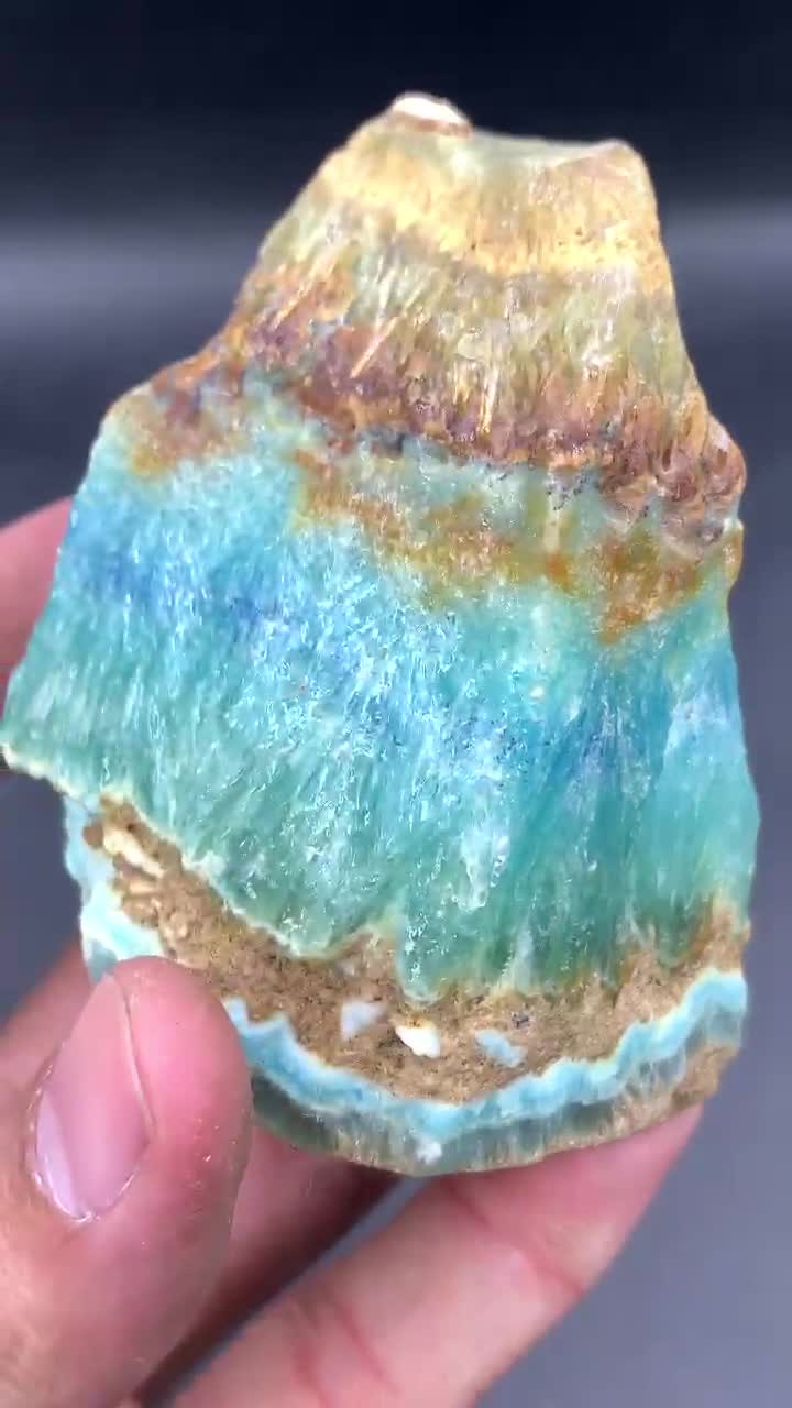 希少な天然スミソナイト標本：コレクター向け鉱物 - Etsy 日本