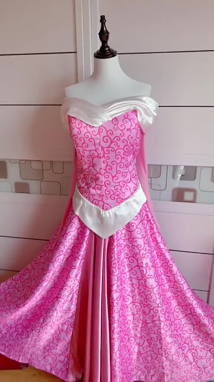 オーロラ風ピンクドレスコスプレ衣装 - Etsy 日本