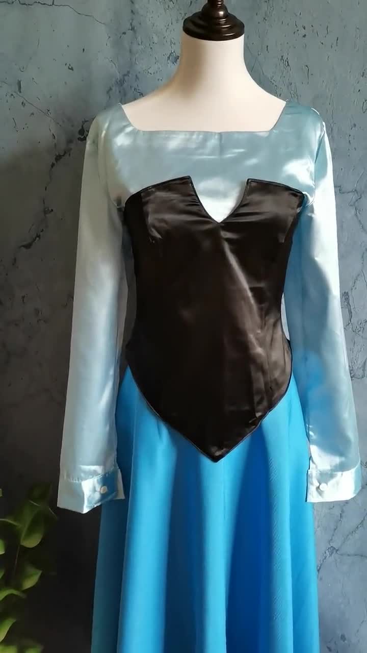 新品未使用✧︎ アリエル ドレス ブルー 衣装 コスプレ リトルマーメイド 楽天市場】アリエル ブルー ドレス ディズニー リトルマーメイド