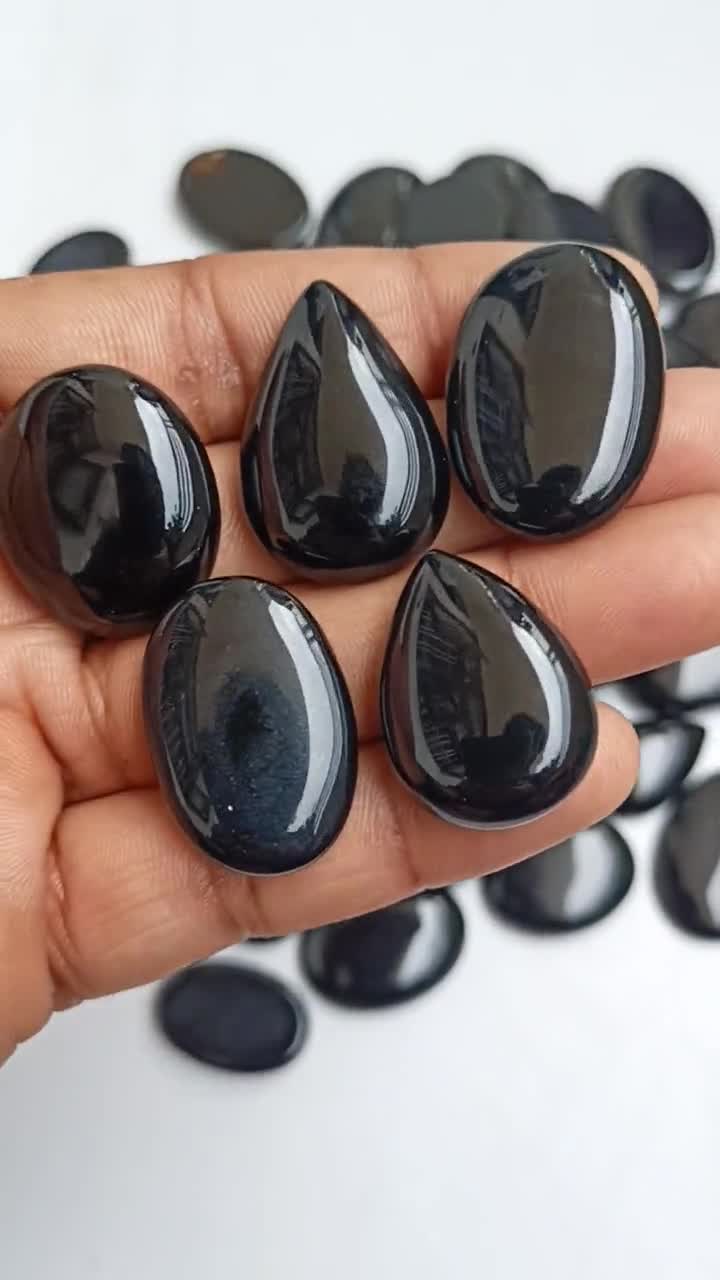 Black Onyx Stone, Onyx Gemstone, Onyx Cabochon, Black Onyx Wholesale Lot  Mix Size for Onyx Pendants Jewelry Supply 