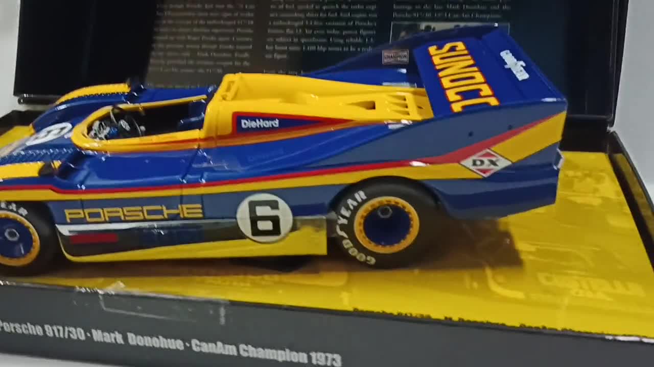 1/18 Porsche 917/30-mark Donohue Champion 1973 Minichamps Canam