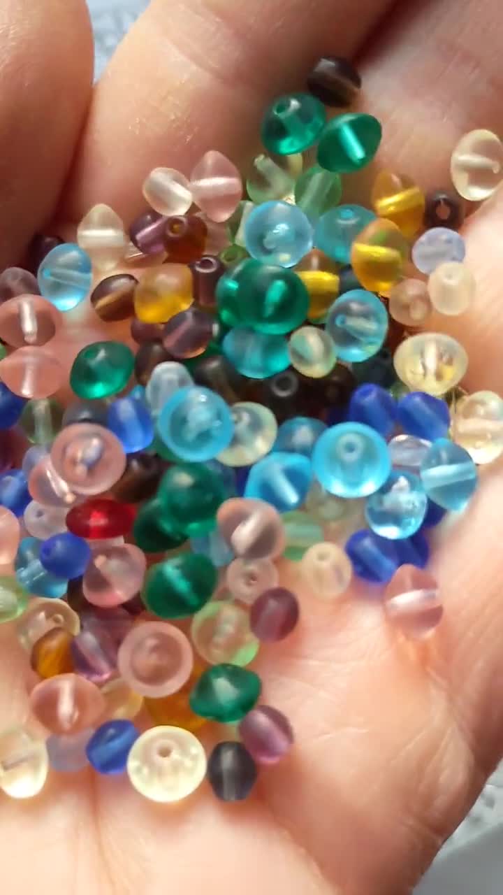 Czech Glass Beads Mix for Jewelry Making, Surprise Grab a Bag 20g