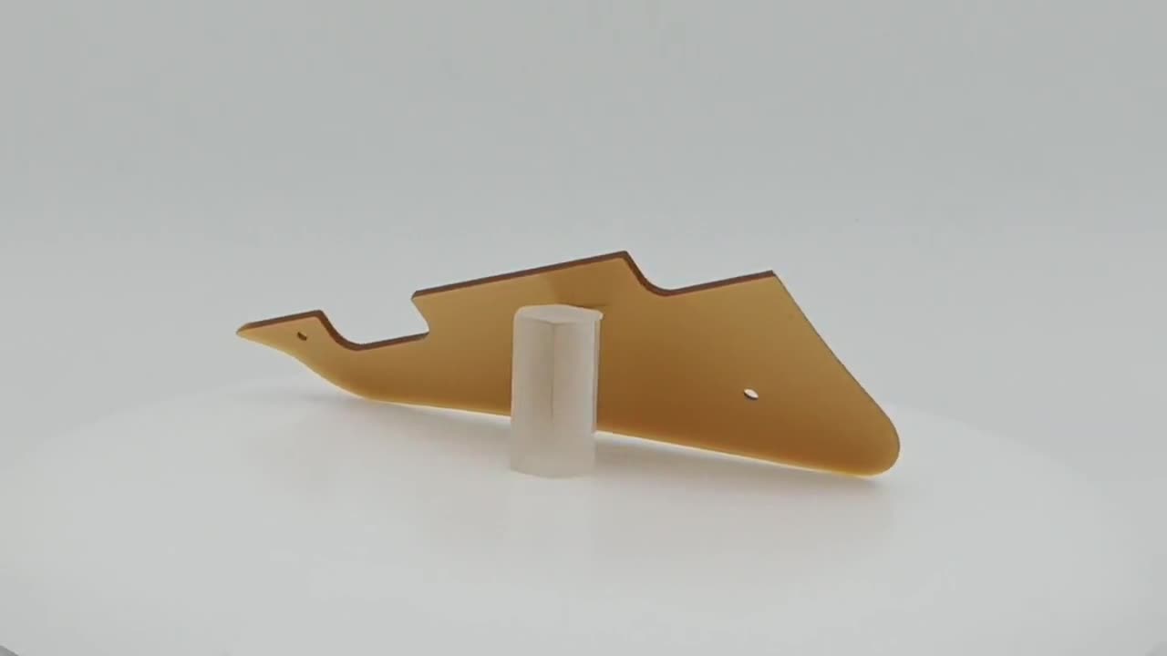 ギブソン レスポール デラックスギター用メタリックゴールドアクリル