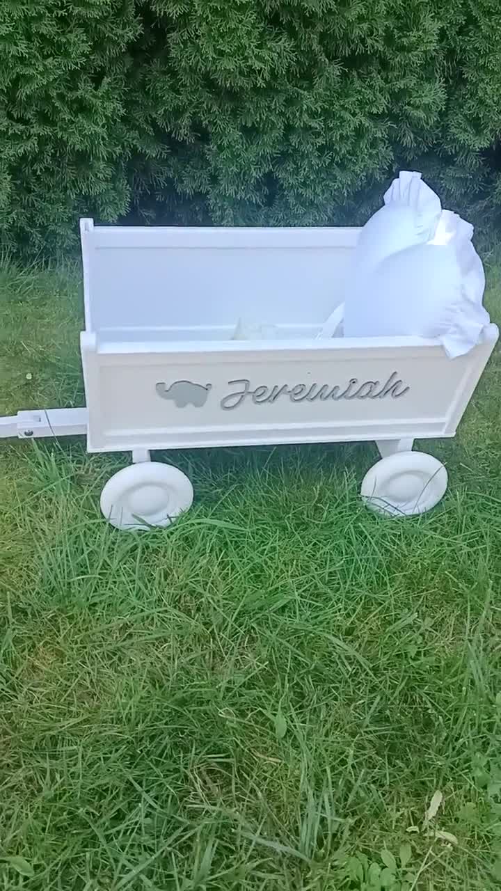Personalized Wedding Wagon for Baby Flower Girl Wagon Wooden - Etsy