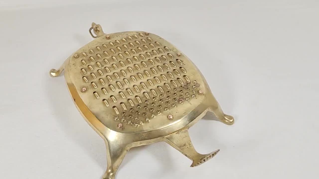 Kitchen Grater Turtle Brass Antique Grater Cheese Grater Vegetable