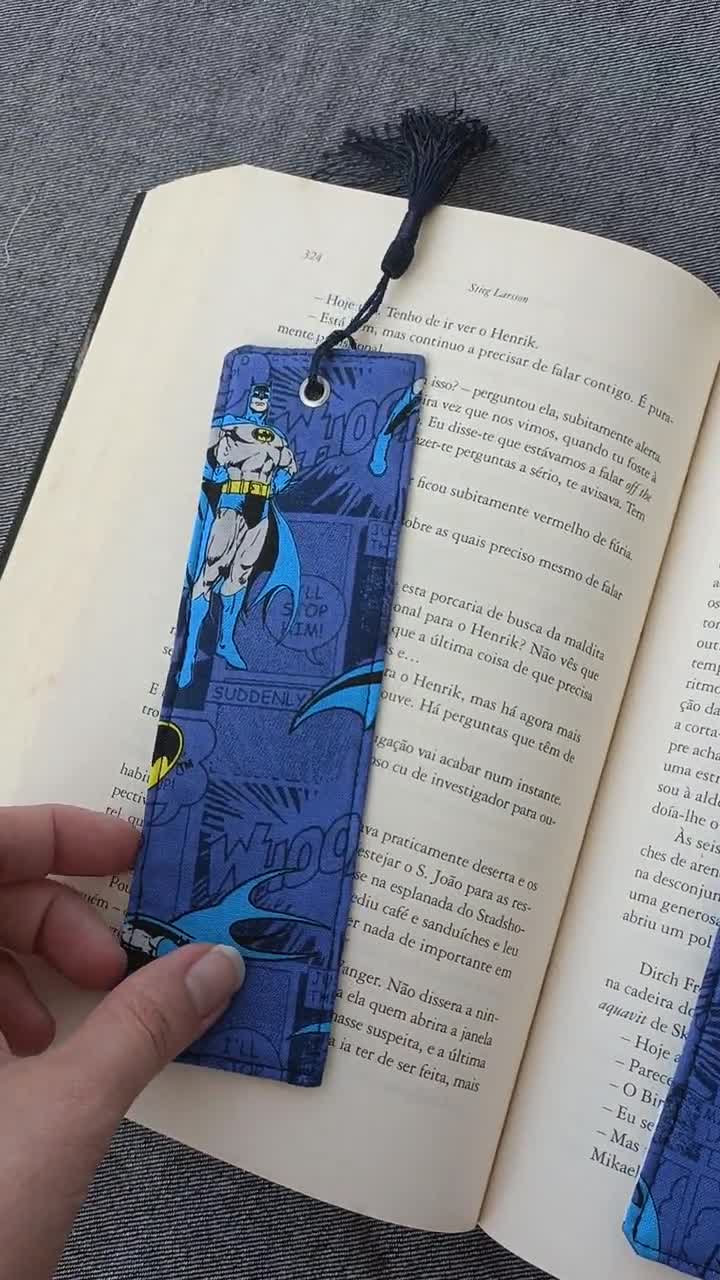 Bookmark Batman literary gifts Batman for booklover Batman bookish gift  Batman book accessories