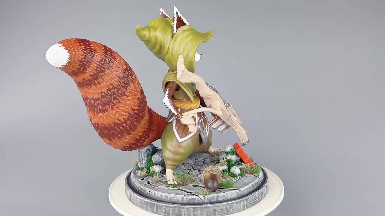 Hoodwink Dota 2 Figurine: Hand-painted Gaming Statue - Etsy