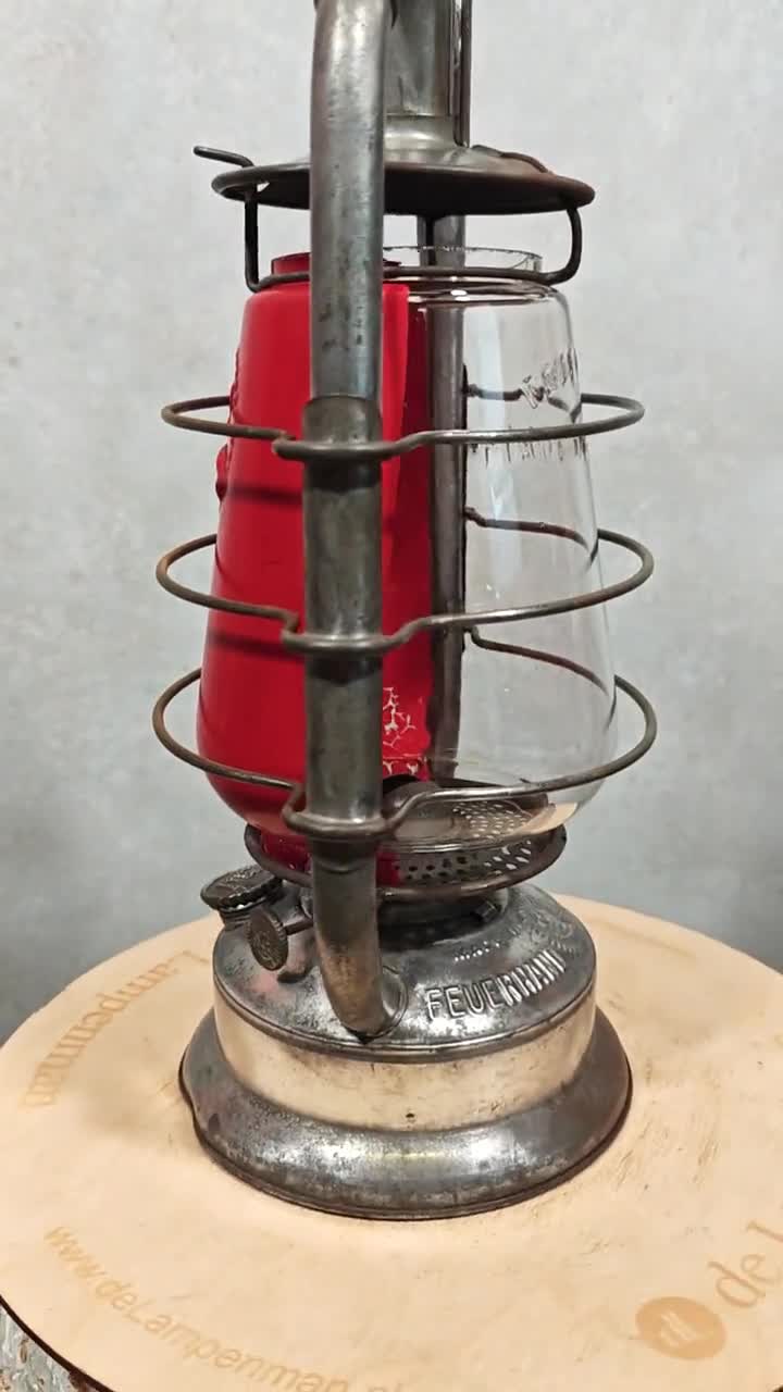 Rare Feuerhand 305 Storm Lamp, German Storm Lantern in Very Good
