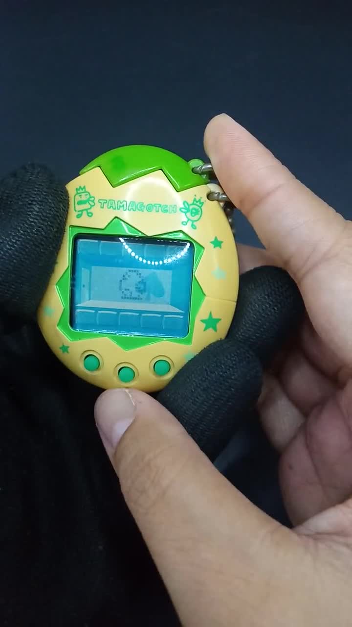 SKU | Bandai Tamagotchi Osutchi Green Virtual Pet - Etsy