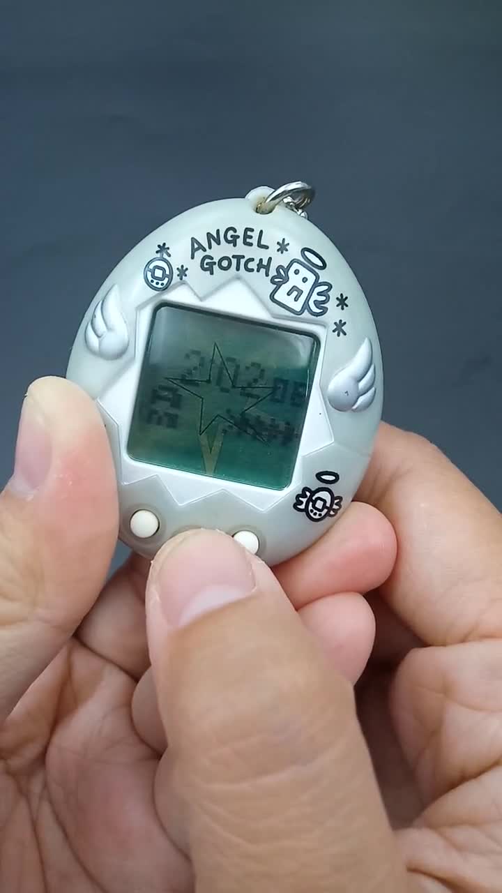 ＡＮＧＥＬ ＧＯＴＣＨ SKU B913P11653TA8 | Bandai Tamagotchi Angel Gotch Silver - Etsy Canada