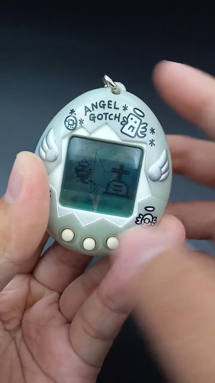 SKU YU163 | Bandai Japanese Tamagotchi Angel Gotch Silver - Etsy