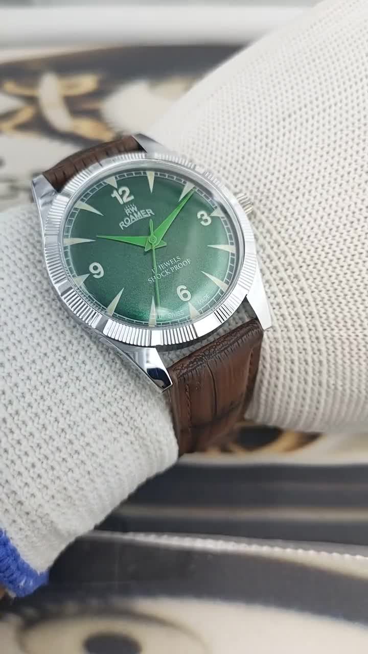 Vintage Roamer Swiss Made Hand-winding Mechanical Men's Watch