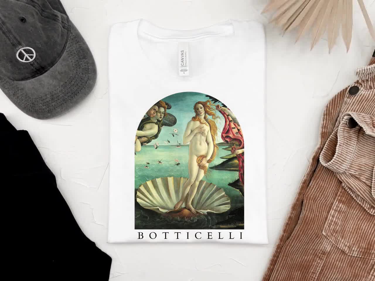 Renaissance Art Tote Bag, Botticelli Tote, the Birth of Venus 1485,  Aesthetic Book Bag, Florence Italy Art, Goddess Venus Shirt, Love Beauty 