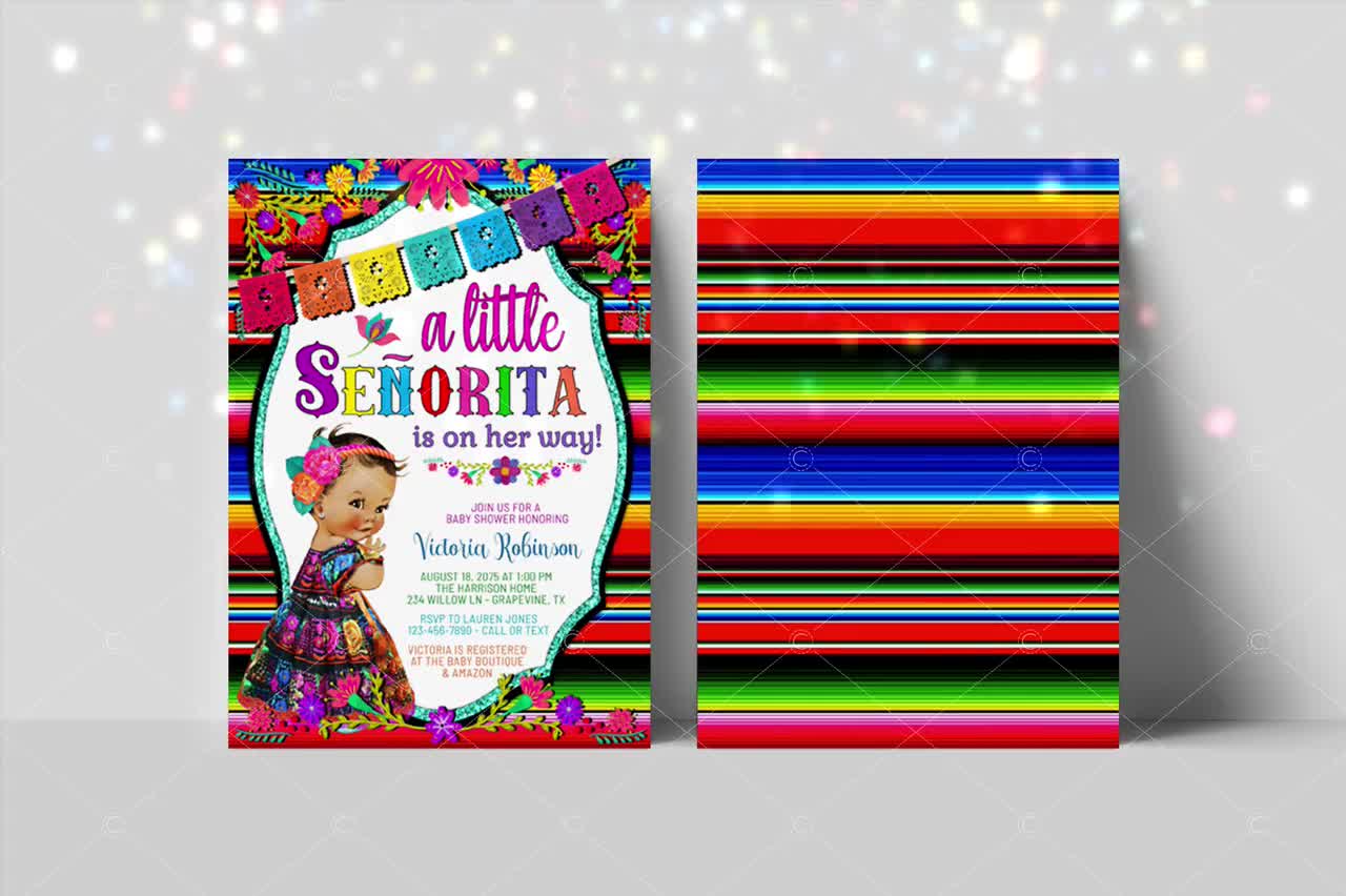 Senorita Fiesta Baby Shower Invitationsfiesta Baby Shower pic pic picture