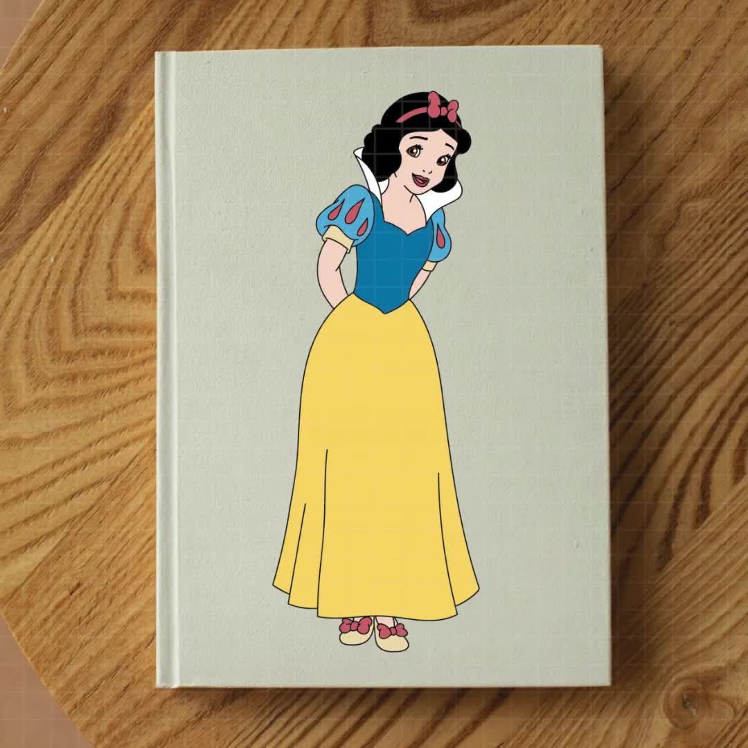 2755 - 白雪姫の全身 - カラー グラフィック デザイン SVG、PNG、EPS