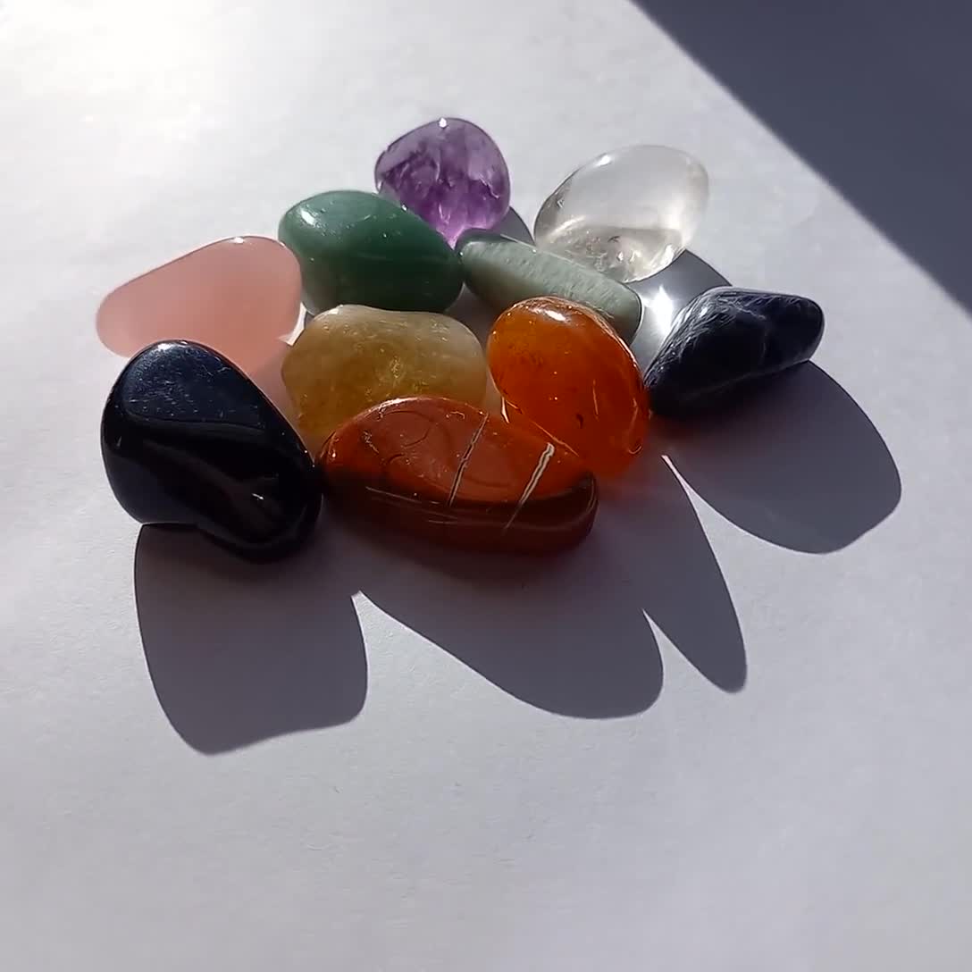 ZHIYUXI Jarrón de cristal de chakras, piedras para decoración de plantas  suculentas, jarrón para pecera, grava, cristales triturados, piedras – Yaxa  Store