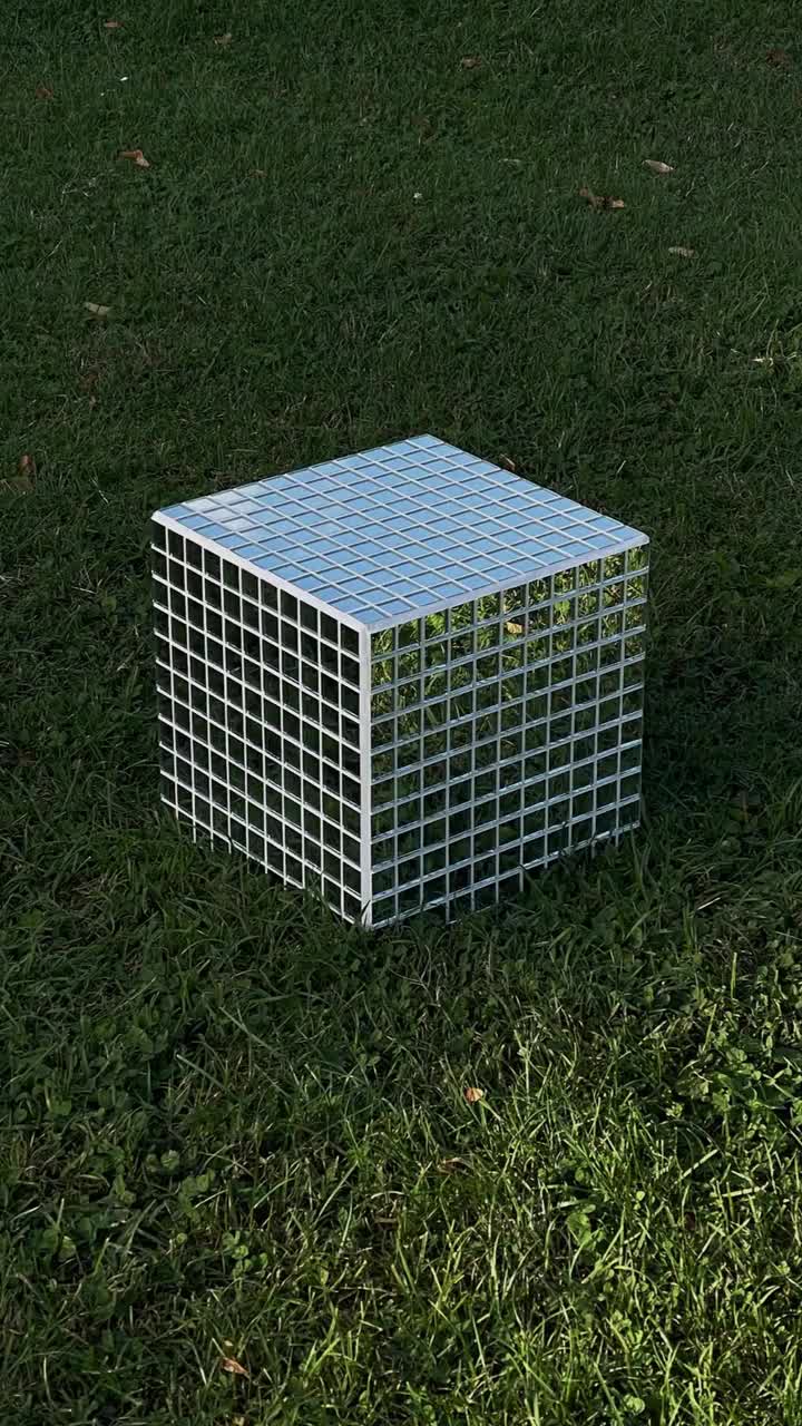 ガラスディスコタイルキューブ – ミラーモザイクキューブ