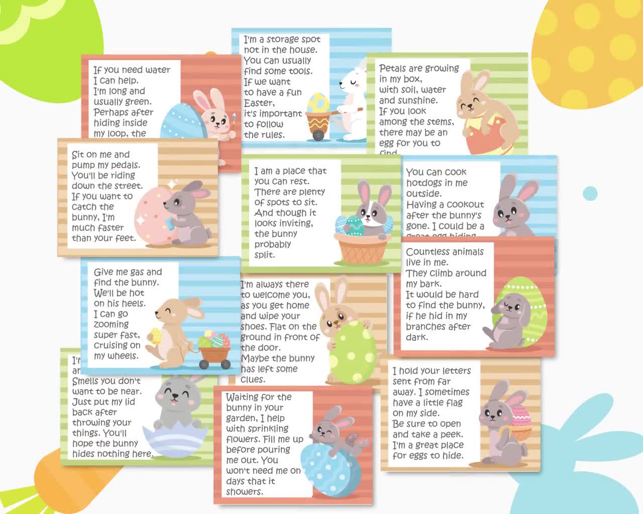 Easter Scavenger Hunt for kids OUTDOORS, Easter printable for kids, Easter  activities and event, Easter egg hunt, Easter game