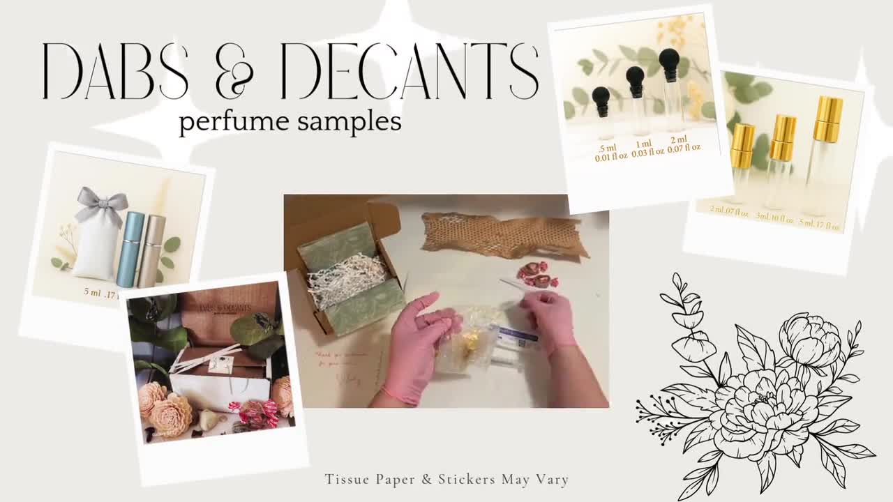 Sirène | Fragrance Du Bois | .5, 1, 2, 3, and 5 ml | Decants | Samples | Glass Vial Atomizer video poster