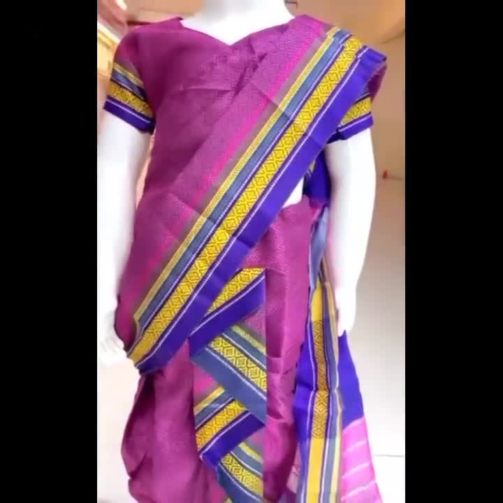 Jijau Single Kashta Ready-made Nauvari Saree, With blouse piece, 9 Meter at  Rs 1600/piece in Mumbai