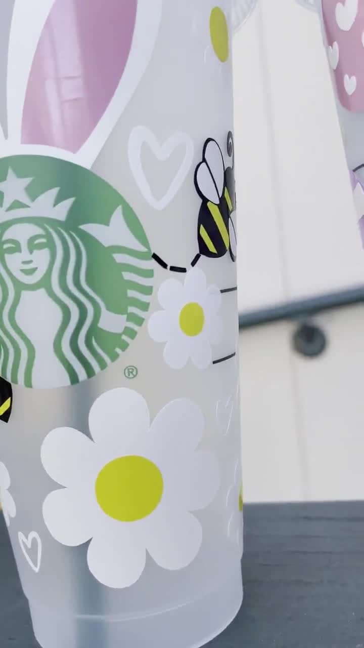 Easter Starbucks Cup Custom Starbuck Tumbler Easter Starbuck Cup Easter  Peeps Gifts for Her. 