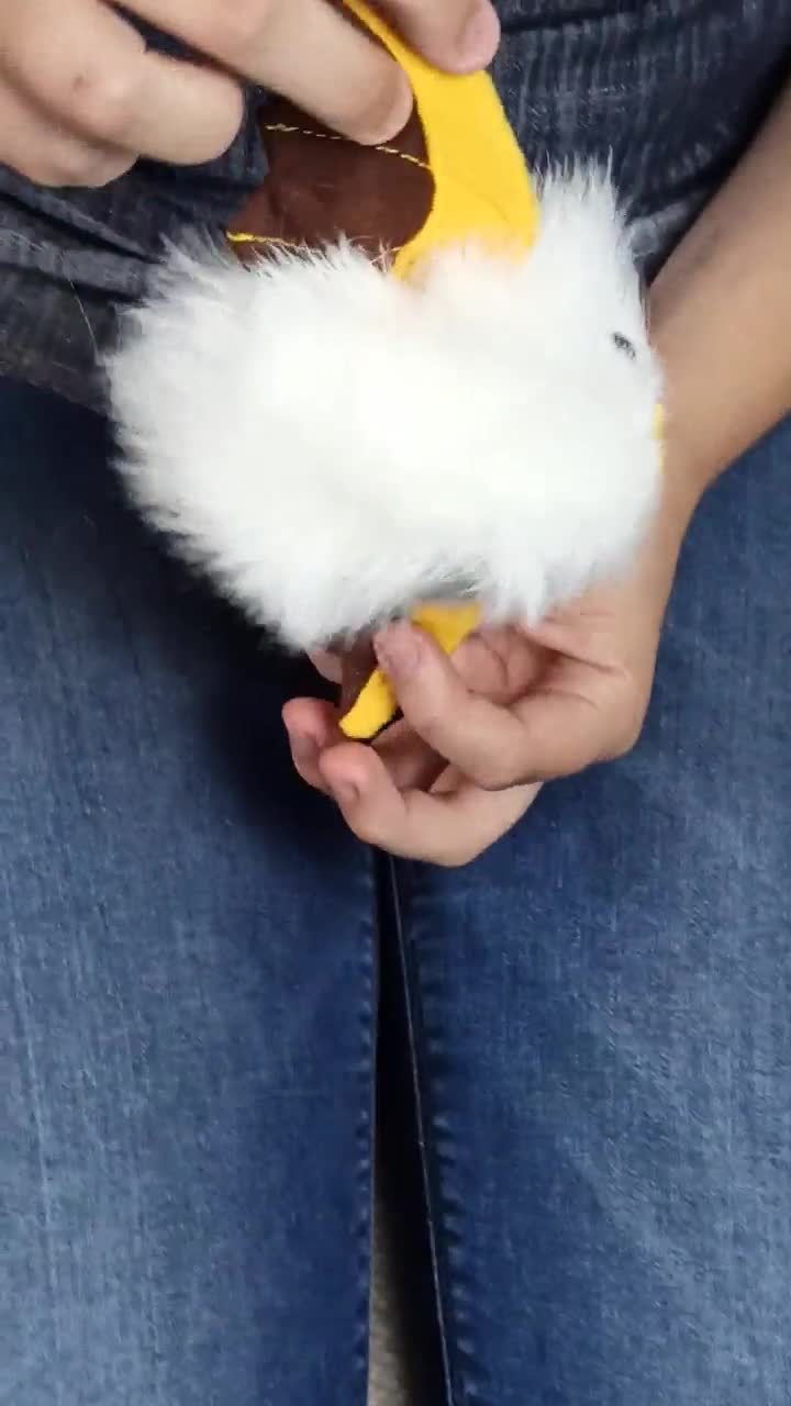 ホンジュラスコウモリのぬいぐるみ、白いコウモリ、毛皮のおもちゃ