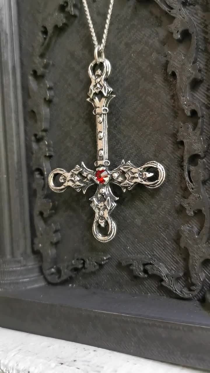 ALCHEMY GOTHIC: Illuminati Cross Pendant | Pay ID