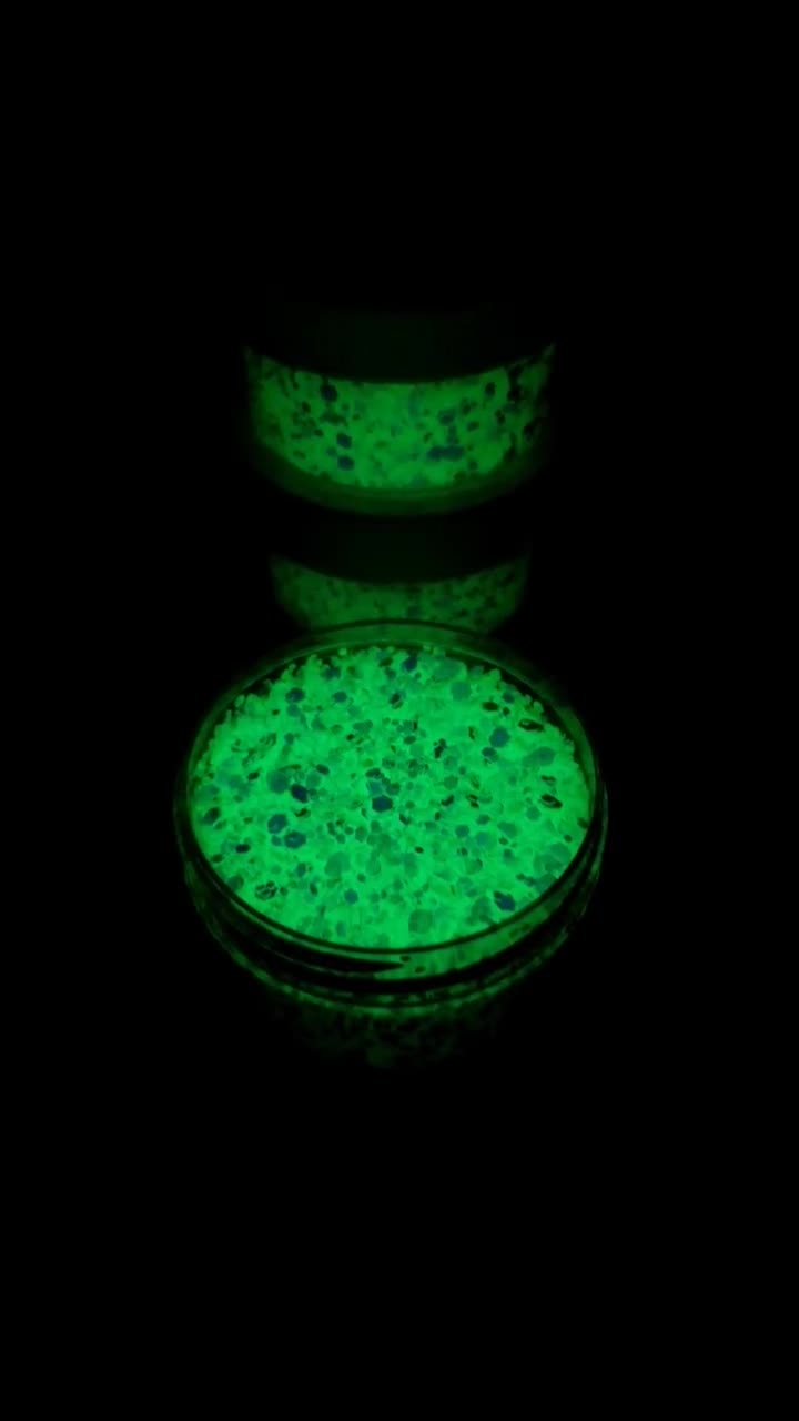 Opal Glow in the Dark Glitter, Color Shift, Chunky Glitter – Overtime  Glitter