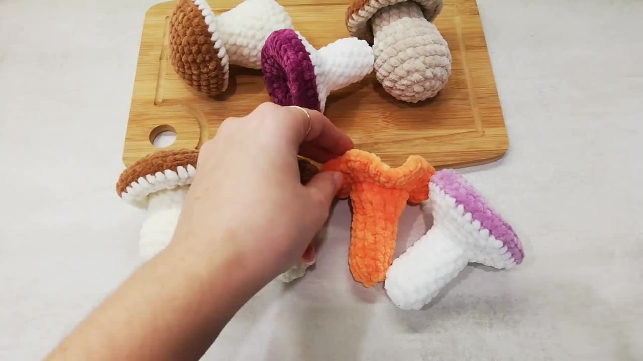 How to Crochet a Mushroom + Free Pattern - Sarah Maker