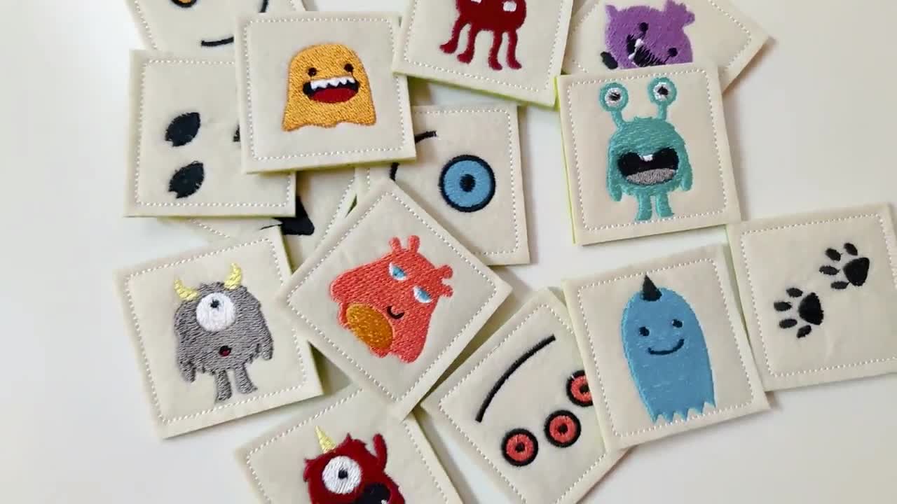Monsters & Magic Stick & Stitch Embroidery Pack – Thread Head Designs