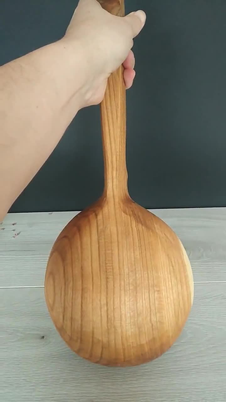 Cherry wood ladle dipper