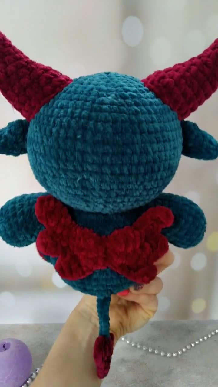 Baphomet de ganchillo, Baphomet Amigurumi, felpa Baphomet, Baphomet relleno,  muñeca Baphomet, Baphomet hecho a mano, Baby Baphomet -  España