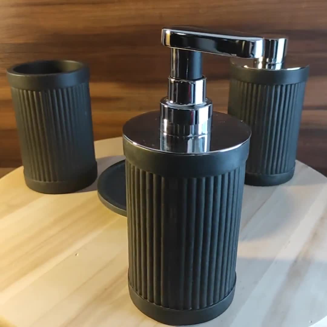 Vintage Bathroom Accessories Lotion Dispenser Toilet Brush Holder Soap Dish  Gift