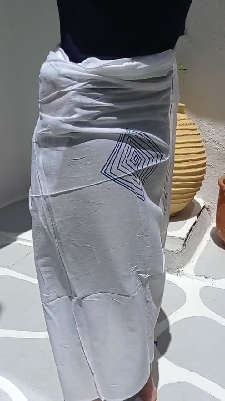 Pareo sarong Greek designs video poster