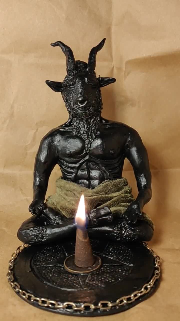 Baphomet Incense Burner, Cone Burner, Occult Items - Oddities For Sale has  unique