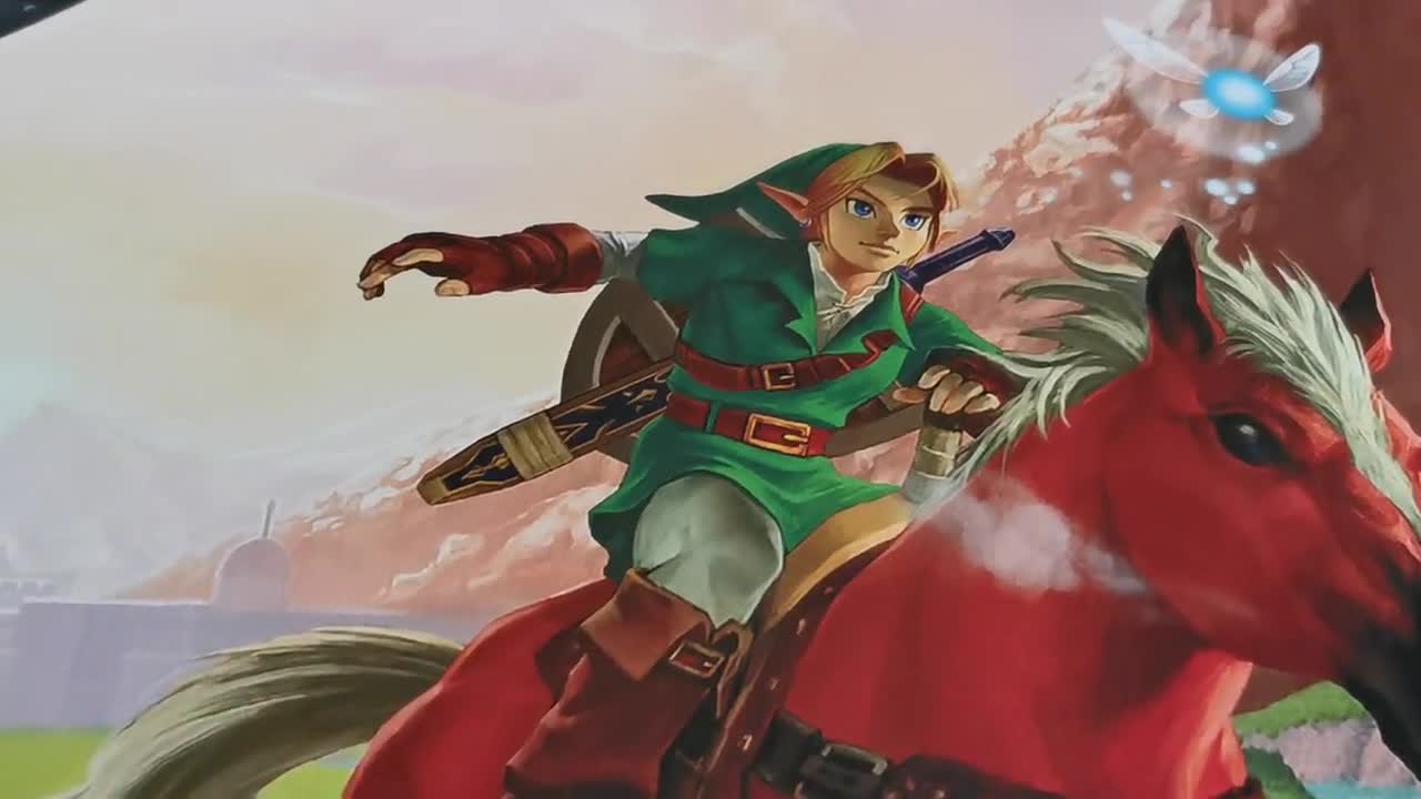 The Legend of Zelda, Ocarina of Time Print, A3, A2, A1 or