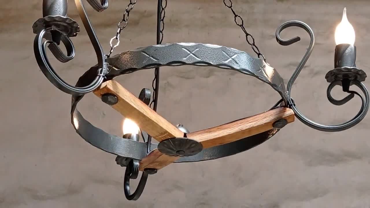 Blanc Plafonnier en Cristal Suspension E27 Lustre en Fer Forgé Pendentif Eclairage Plafonnier