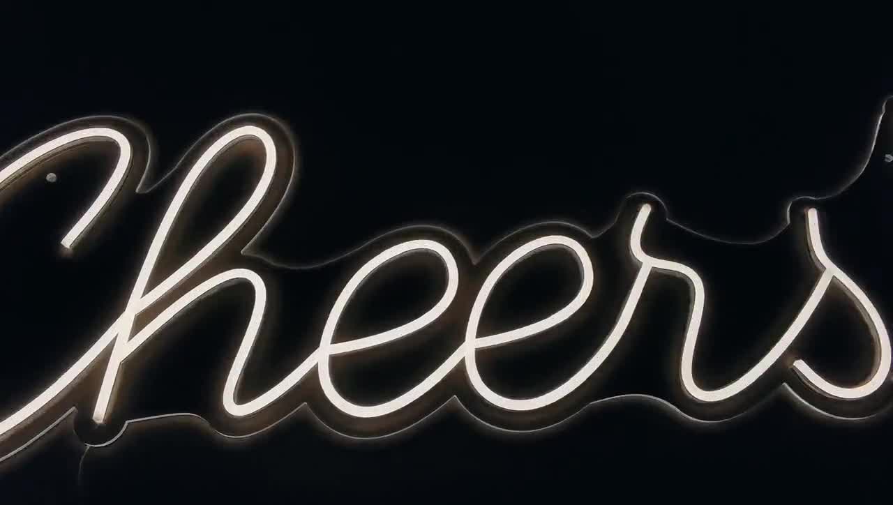 Cheers - LED Schriftzug - Leuchtschrift