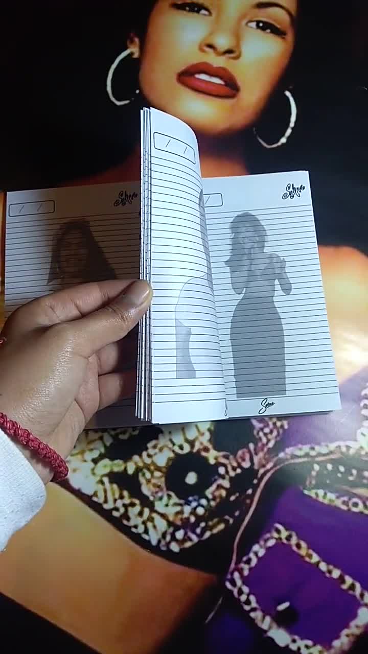 Personalized Resin Notebook by Selena Quintanilla -  Sweden