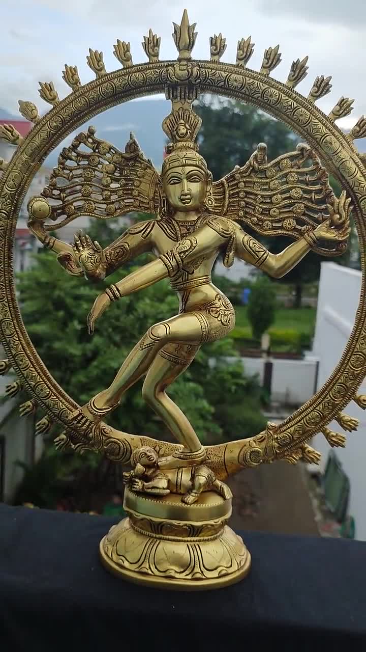 Brass Dancing Shiva Nataraja Statue 36 – Routes Gallery