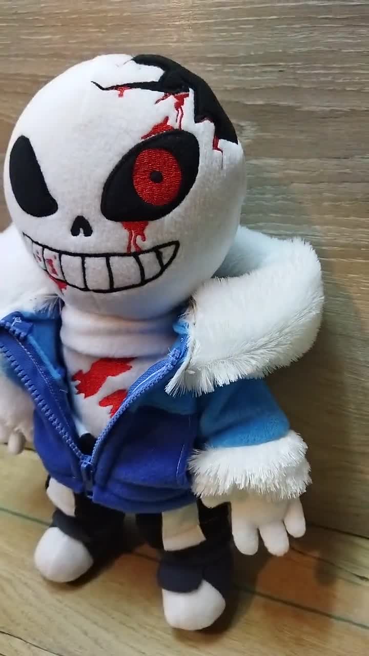 Passive nightmare Sans. Undertale. Large plush toy. Size 14 inch